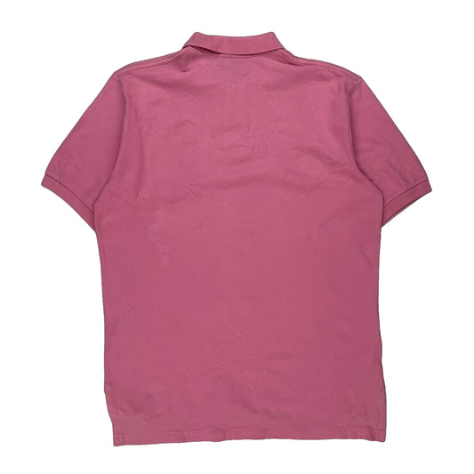 Polo By Ralph Lauren Polo Shirt - Large Pink Cotton