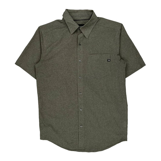 Marmot Short Sleeve Shirt - Small Grey Polyester