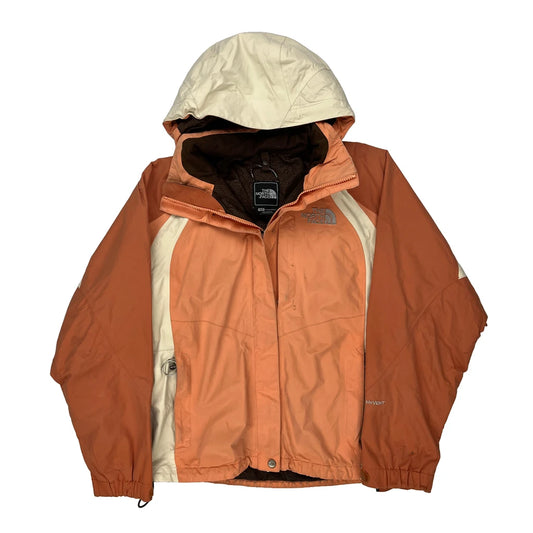 The North Face Waterproof Jacket - Small Cream Polyester