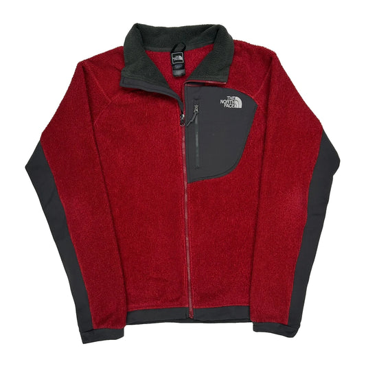 The North Face Fleece Jacket - Large Red Polyester