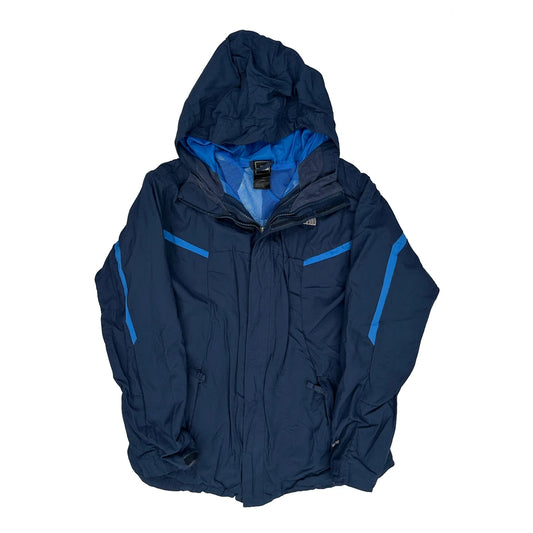 Vintage Age 18-20 The North Face Ski Jacket - XL Blue Polyester