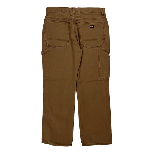 Vintage Dickies Carpenter Trousers - 33W 30L Brown Cotton