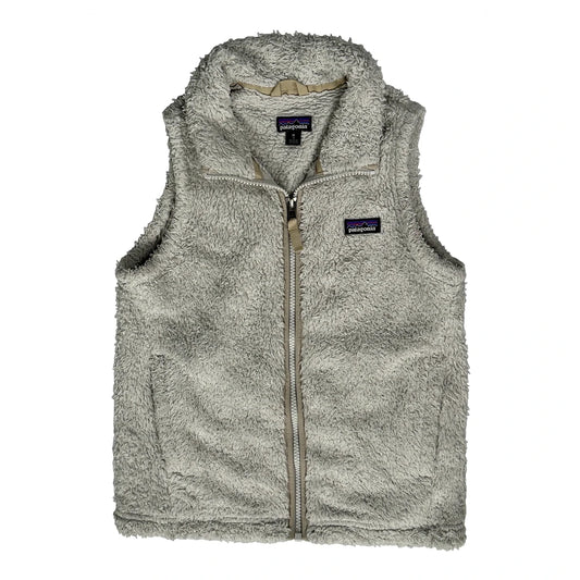 Vintage Age 10 Patagonia Fleece Gilet - Medium Grey Polyester