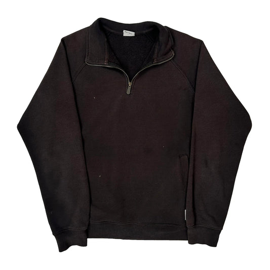 Carhartt 1/4 Zip - Medium Black Cotton