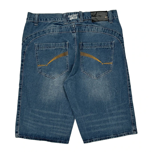 Ekko 72 Denim Shorts - 38W 12L Blue Cotton