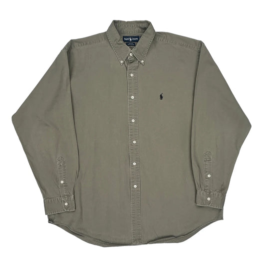 Blake Ralph Lauren Shirt - XL Grey Cotton