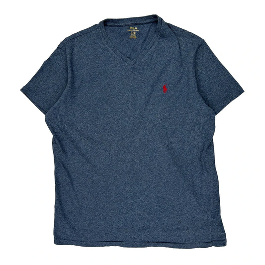 Polo By Ralph Lauren T-Shirt - Large Blue Cotton