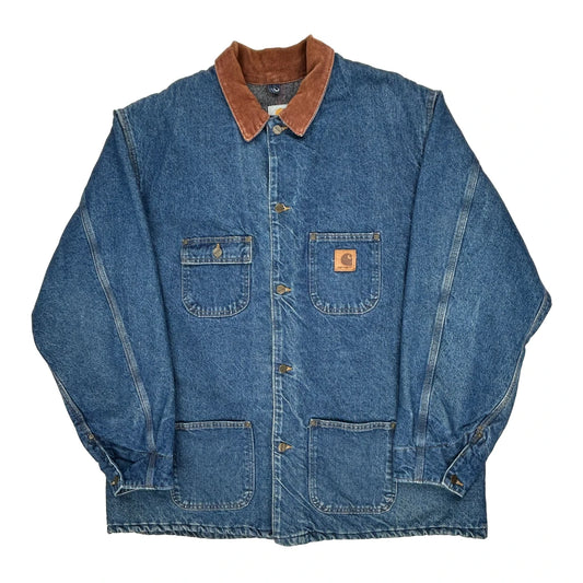 Dst Carhartt Chore Denim Jacket - 2XL Blue Cotton