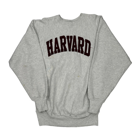 Harvard Champion Reverse Weave Sweatshirt - 2XL Grey Cotton