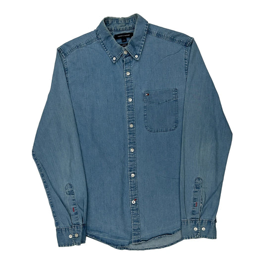 Tommy Hilfiger Slim Fit Denim Shirt - Medium Blue Cotton