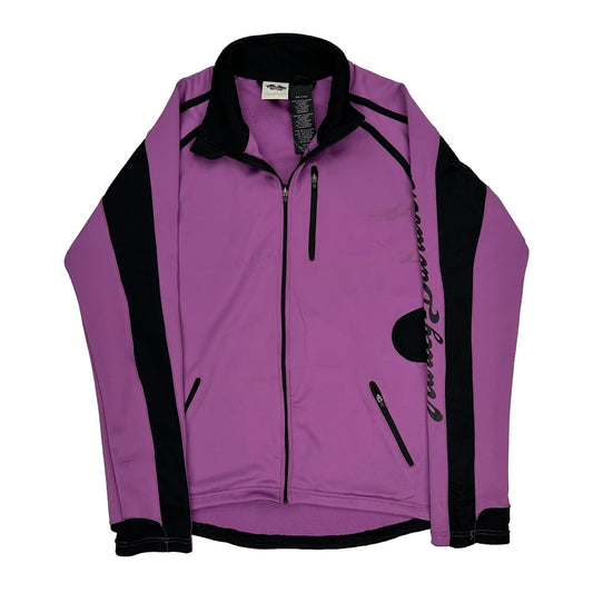 Harley Davidson Zip Up - Large Purple Polyester