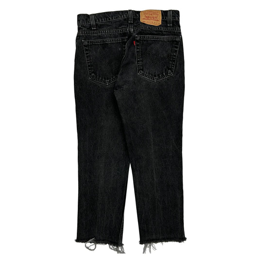 505 Levis Jeans - 31W 25L Black Cotton