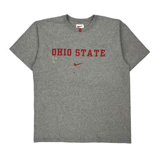 Ohio State Nike College T-Shirt - Medium Grey Cotton