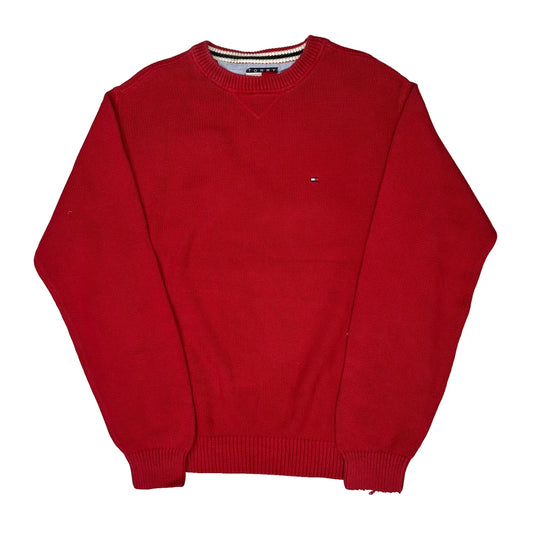 Tommy Hilfiger Jumper - Medium Red Cotton