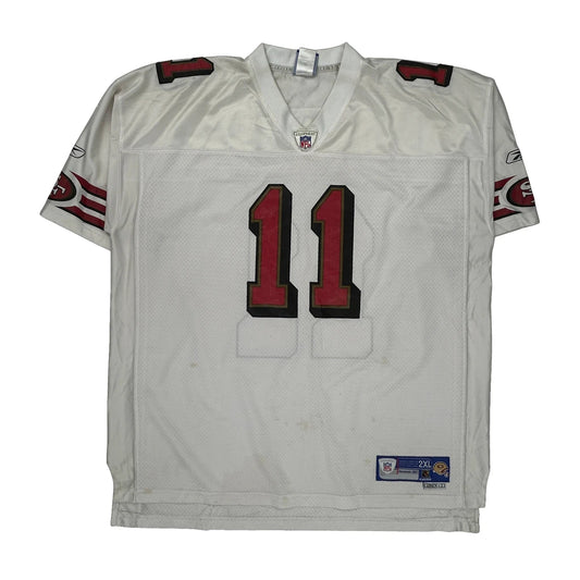 San Francisco 49Ers Reebok Nfl Jersey - 2XL White Polyester