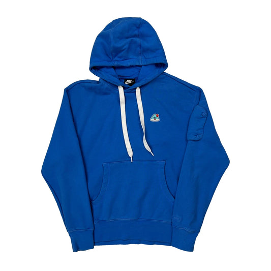 Vintage Nike Hoodie - Medium Blue Cotton