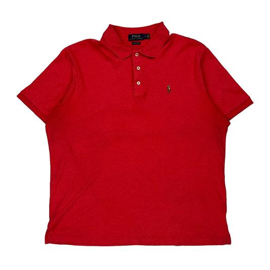 Classic Fit Polo By Ralph Lauren Polo Shirt - Large Red Cotton