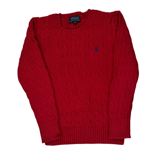 Polo By Ralph Lauren Jumper - Small Red Cotton