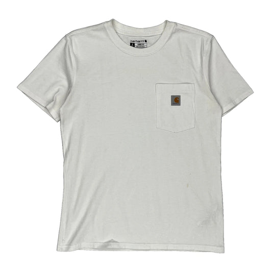 Carhartt T-Shirt - Small White Cotton