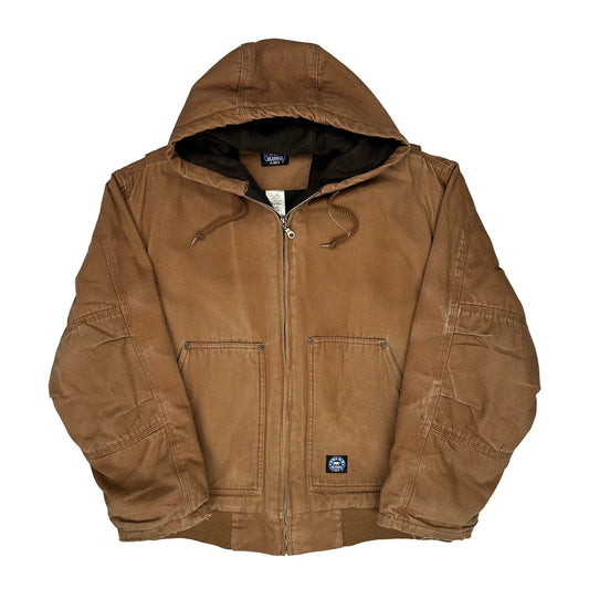 Vintage Key Jacket - Medium Brown Cotton