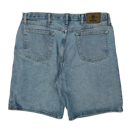 Wrangler Denim Shorts - 38W 9L Light Wash Cotton