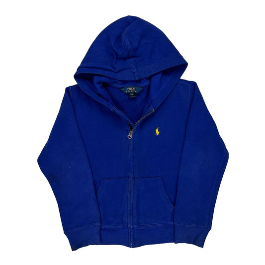 Age 6-7 Polo By Ralph Lauren Hoodie - Small Blue Cotton