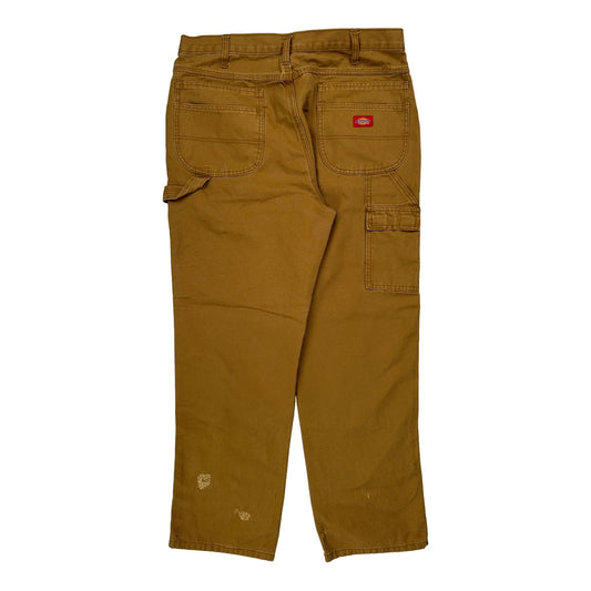 Vintage Dickies Carpenter Trousers - 36W 32L Brown Cotton