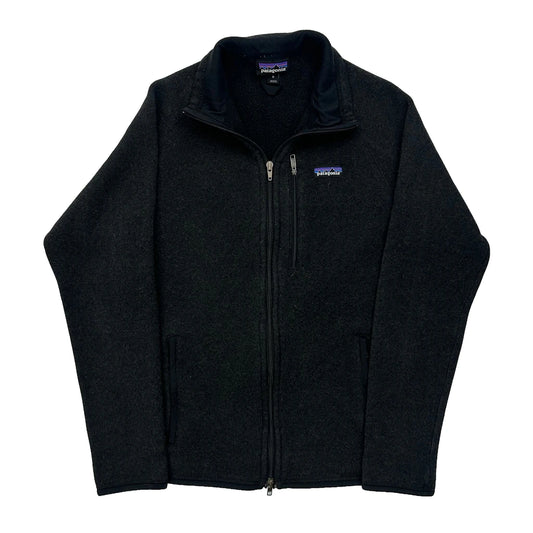 Patagonia Fleece Jacket - Medium Black Polyester