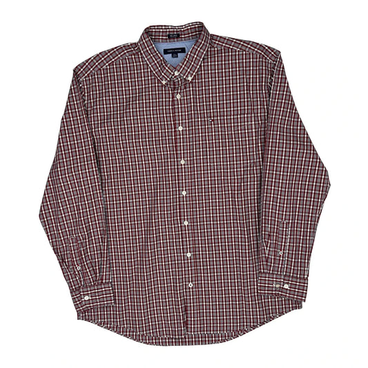 Tommy Hilfiger Checked Shirt - 2XL Red Cotton