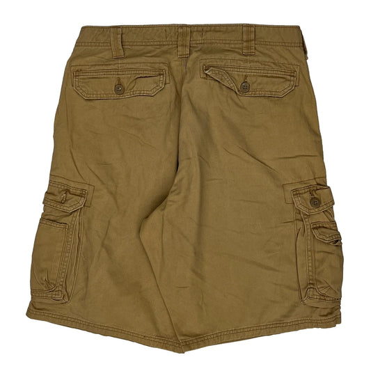 Vintage Lee Cargo Shorts - 34W 11L Khaki Cotton