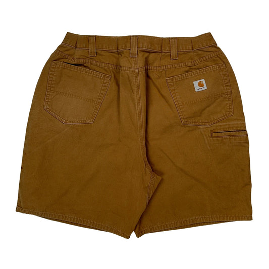 Vintage Carhartt Carpenter Shorts - 36W 12L Brown Cotton