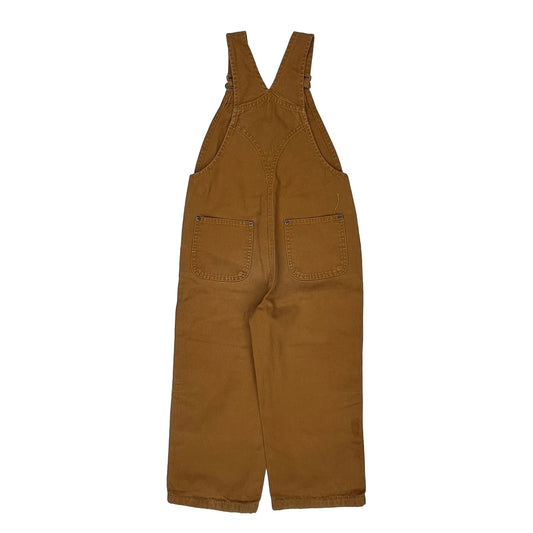 Vintage Age 6 Carhartt Double Knee Dungarees - Small Brown Cotton