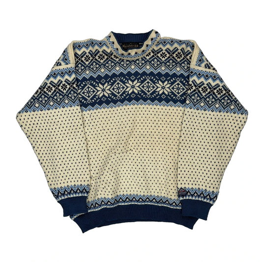 Nordstrikk Jumper - XL Block Colour Virgin Wool
