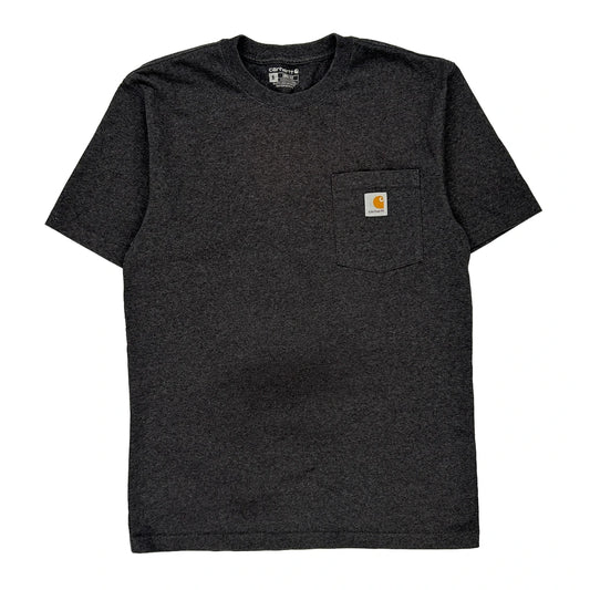 Carhartt T-Shirt - Small Grey Cotton Blend