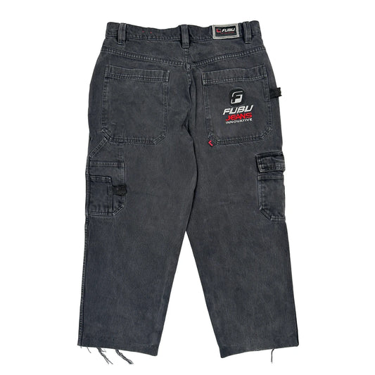 Fubu Carpenter Jeans - 36W 34L Grey Cotton