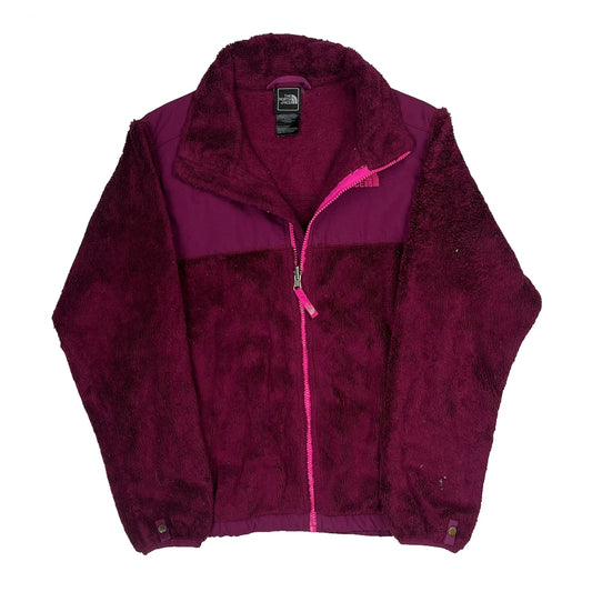 Age 14-16 The North Face Denali Fleece Jacket - Large Purple Polyester