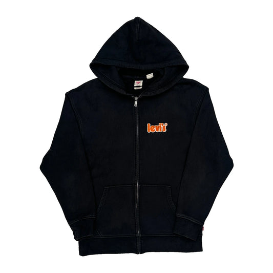 Vintage Relaxed Fit Levis Hoodie - Medium Black Cotton