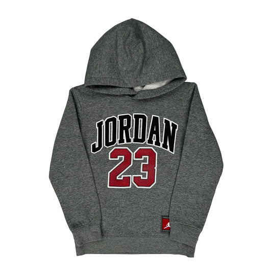Age 5-6 Jordan Graphic Hoodie - Medium Grey Cotton Blend