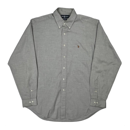 Yarmouth Ralph Lauren Shirt - Large Grey Cotton