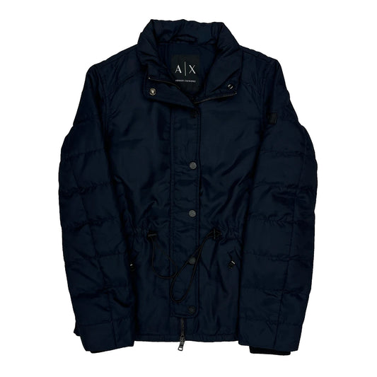 Vintage Armani Exchange Jacket - XS Navy Polyester