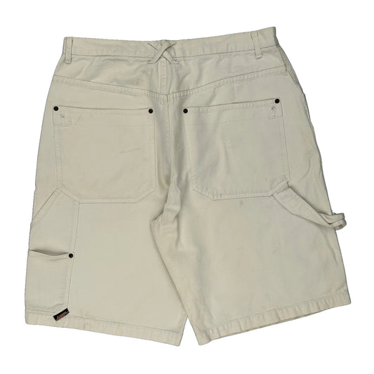 Unbranded Carpenter Shorts - 36W 12L Cream Cotton