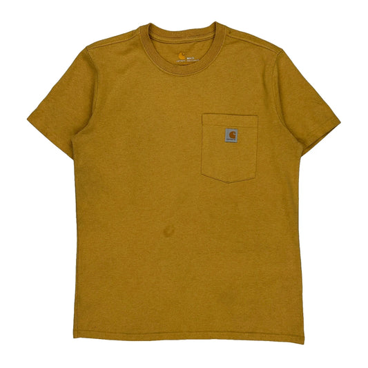 Original Fit Carhartt T-Shirt - Medium Yellow Cotton