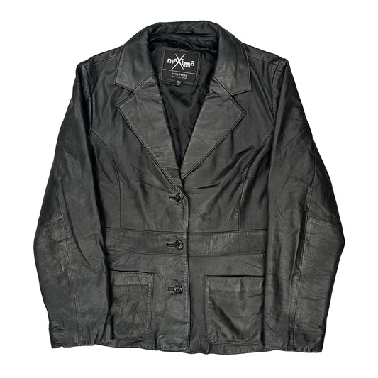 Maxima Leather Jacket - XL Black Leather
