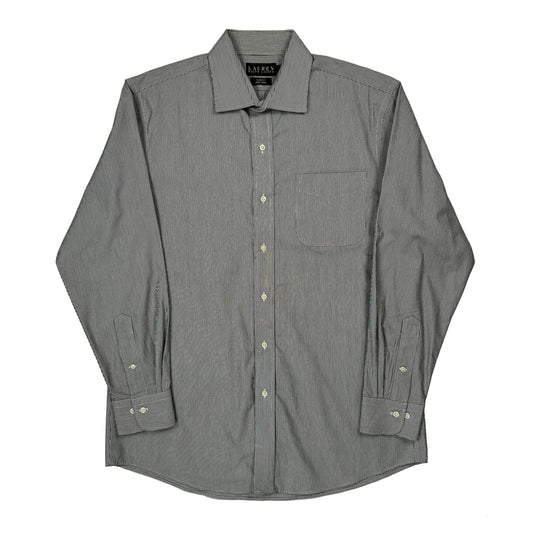 Ralph Lauren Slim Fit Shirt - Large Grey Cotton