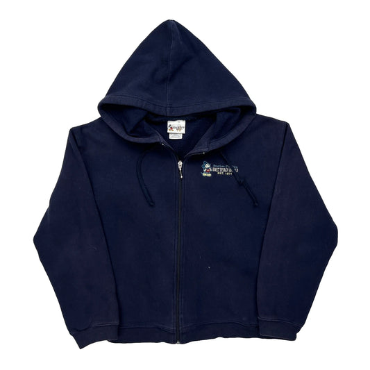 Vintage Walt Disney World Disney Graphic Hoodie - XL Navy Polyester