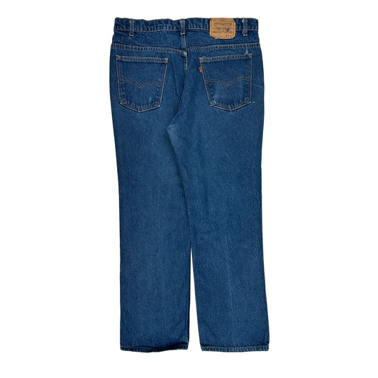 80S Orange Tabs Levis Jeans - 36W 30L Blue Denim