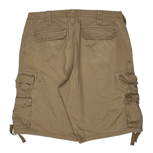 Vintage Lee Cargo Shorts - 36W 12L Beige Cotton