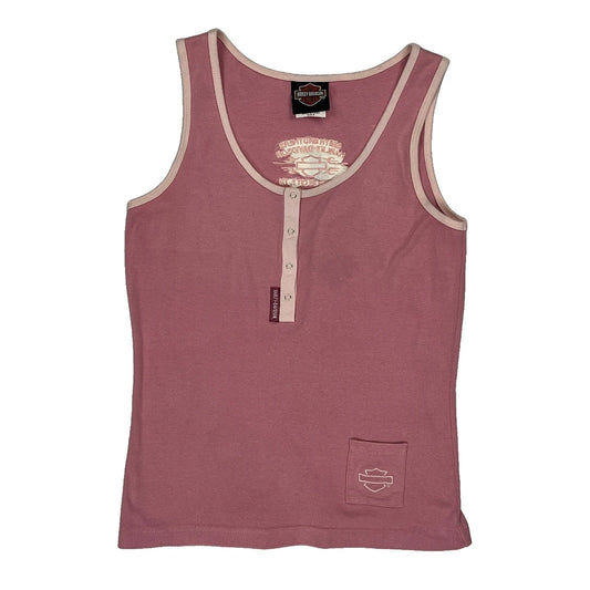 Smith Brothers Harley-Davidson Johnson City, Tn Harley Davidson Graphic Vest - Small Pink Cotton