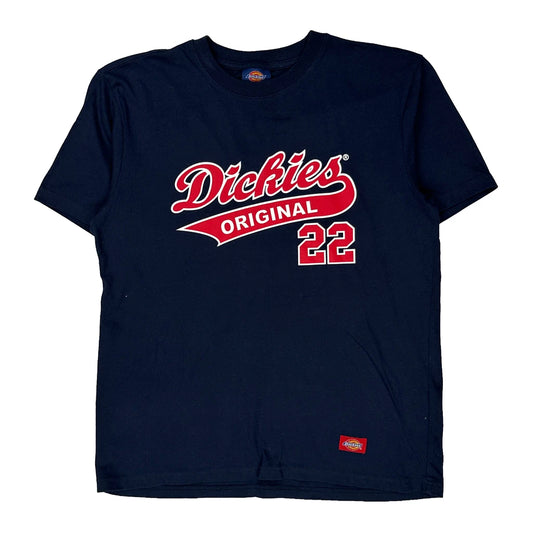Original 22 Dickies Graphic T-Shirt - Large Navy Cotton