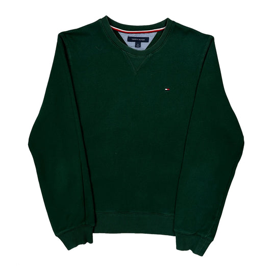 Tommy Hilfiger Sweatshirt - Medium Green Cotton